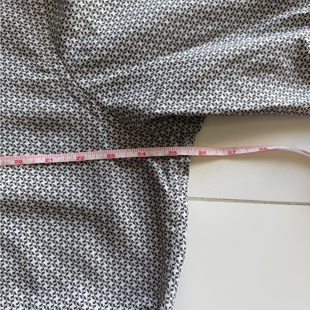 Cuadra Long Sleeve Cotton Gray Patterned Button D… - image 2